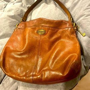 Fossil leather bag
